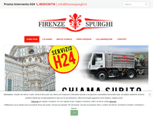 Tablet Screenshot of firenzespurghi.it